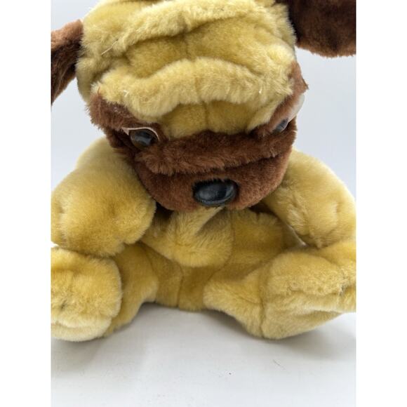 Vintage Puppy Dog Hand Puppet 11" Plush Soft Toy Stuffed Animal - Picture 2 of 6